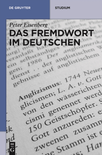 Das Fremdwort im Deutschen, PDF eBook