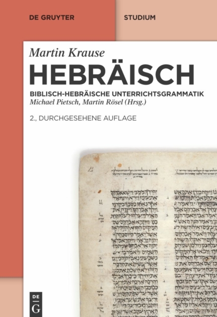 Hebraisch : Biblisch-hebraische Unterrichtsgrammatik, PDF eBook