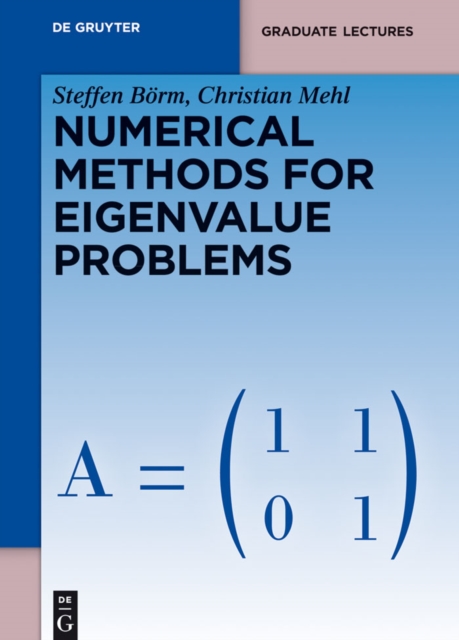 Numerical Methods for Eigenvalue Problems, PDF eBook