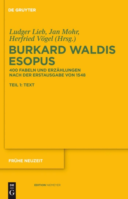 Burkard Waldis: Esopus : 400 Fabeln und Erzahlungen nach der Erstausgabe von 1548, PDF eBook