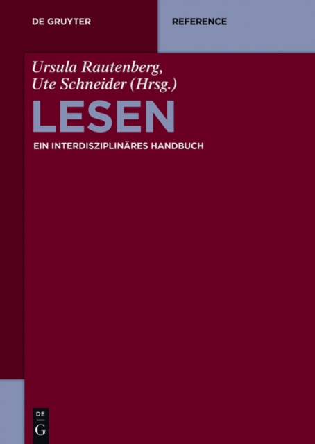 Lesen : Ein interdisziplinares Handbuch, PDF eBook