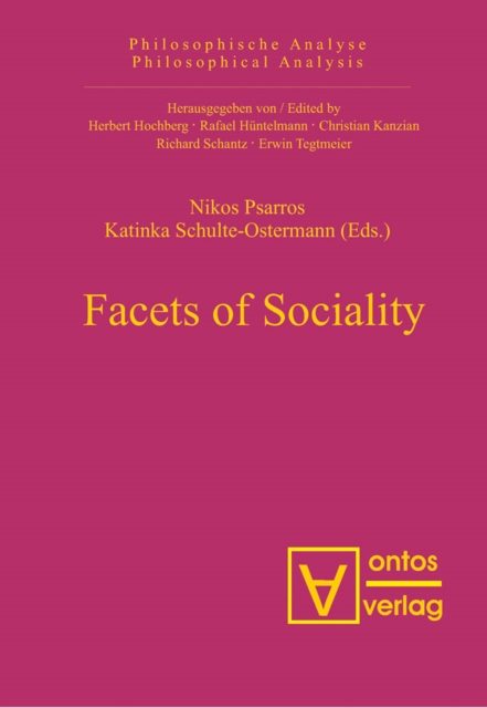 Facets of Sociality, PDF eBook