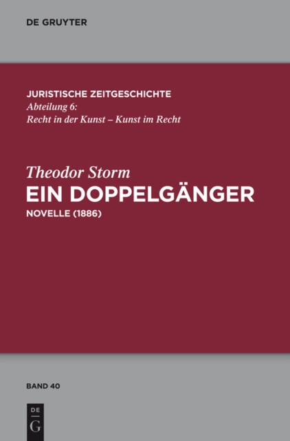Ein Doppelganger : Novelle (1886), PDF eBook