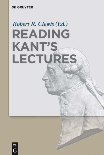 Reading Kant's Lectures, PDF eBook