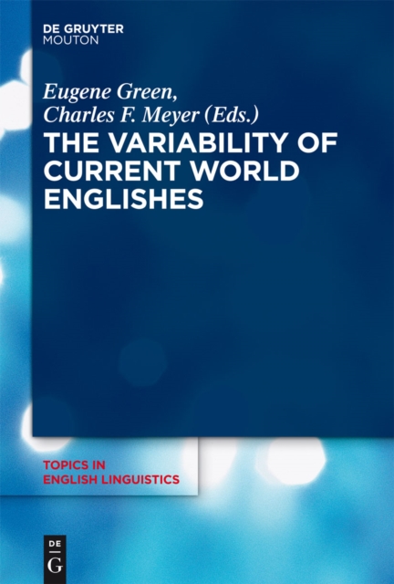 The Variability of Current World Englishes, PDF eBook