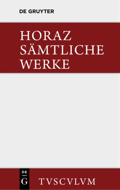 Samtliche Werke : Lateinisch - deutsch, PDF eBook