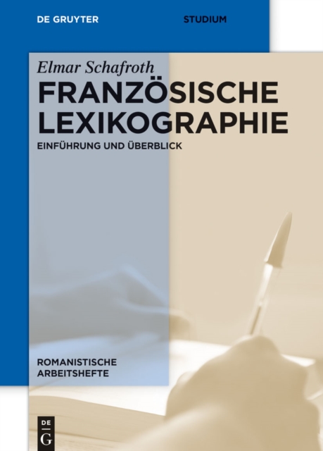 Franzosische Lexikographie : Einfuhrung und Uberblick, EPUB eBook