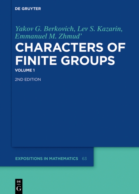 Yakov G. Berkovich; Lev S. Kazarin; Emmanuel M. Zhmud': Characters of Finite Groups. Volume 1, EPUB eBook