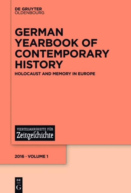 Holocaust and Memory in Europe, EPUB eBook