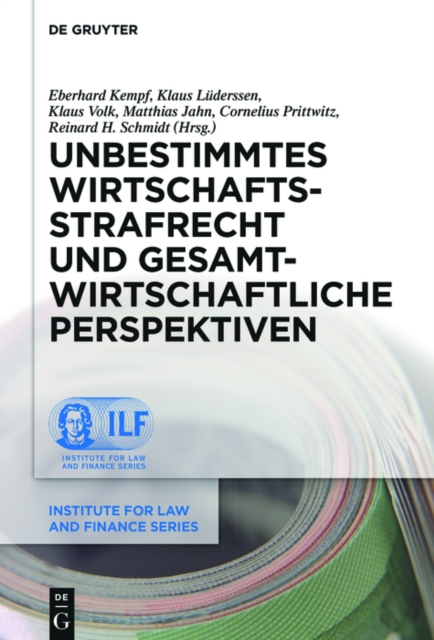 Unbestimmtes Wirtschaftsstrafrecht und gesamtwirtschaftliche Perspektiven, EPUB eBook