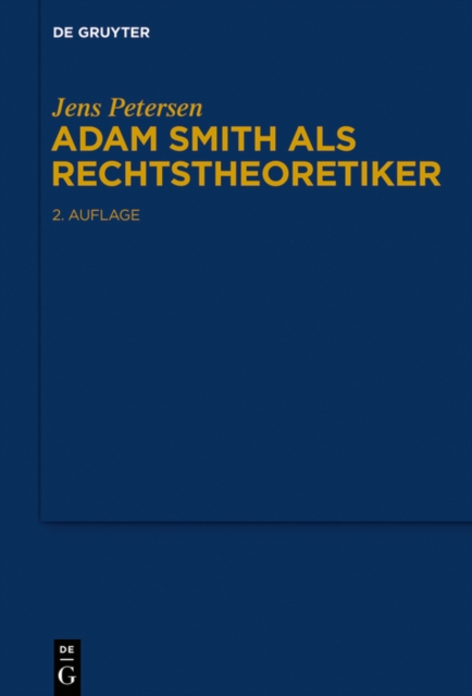 Adam Smith als Rechtstheoretiker, PDF eBook