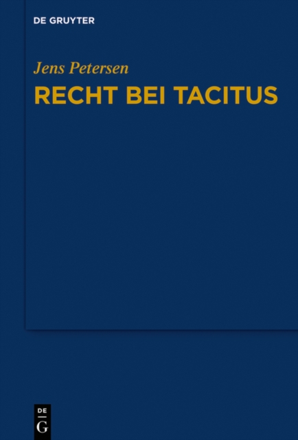 Recht bei Tacitus, EPUB eBook