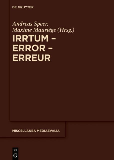Irrtum - Error - Erreur, EPUB eBook