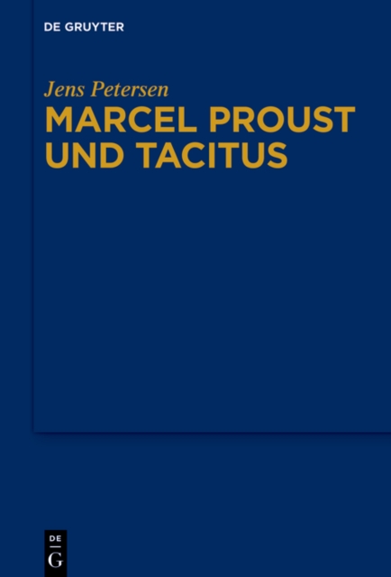 Marcel Proust und Tacitus, PDF eBook