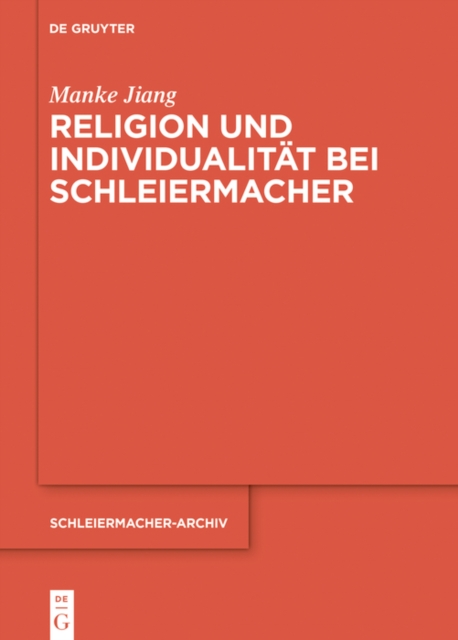 Religion und Individualitat bei Schleiermacher, EPUB eBook