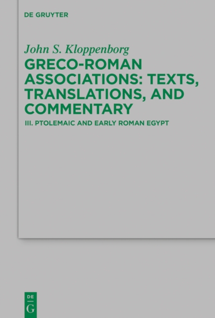 Ptolemaic and Early Roman Egypt, EPUB eBook