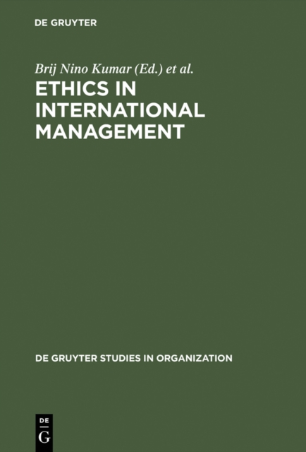Ethics in International Management, PDF eBook