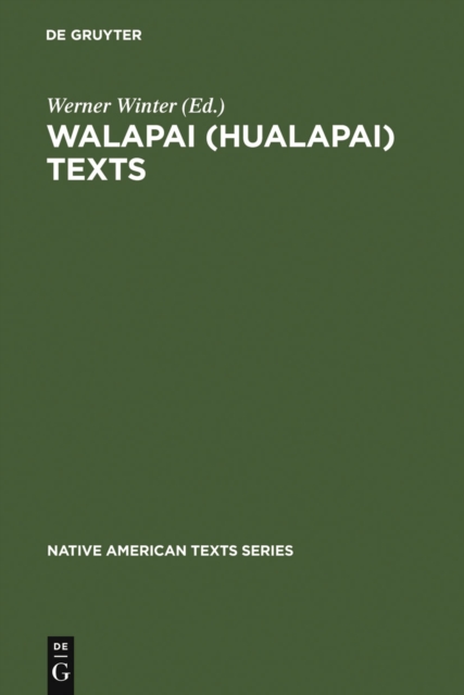 Walapai (Hualapai) Texts, PDF eBook