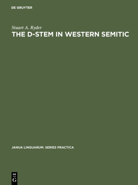 The D-stem in Western Semitic, PDF eBook