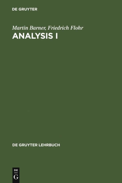 Analysis I, PDF eBook