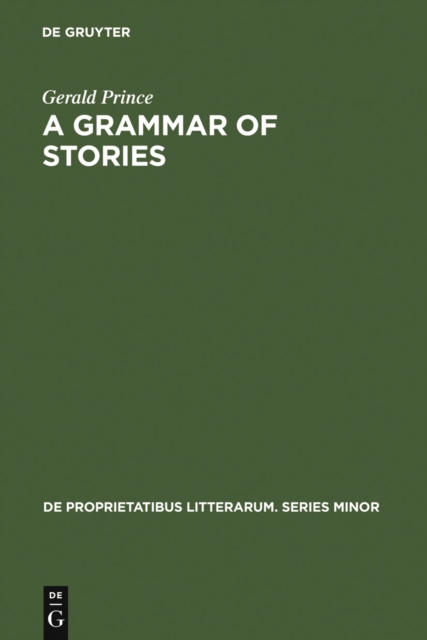 A Grammar of Stories : An Introduction, PDF eBook