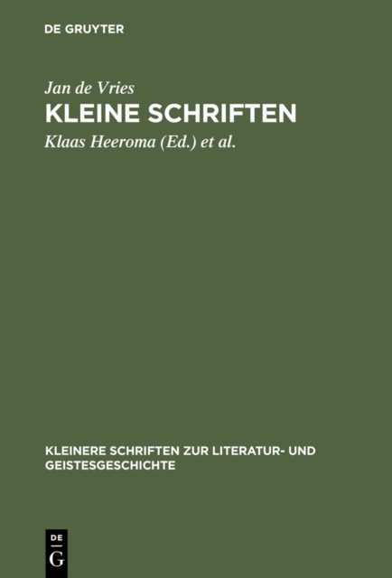 Kleine Schriften, PDF eBook