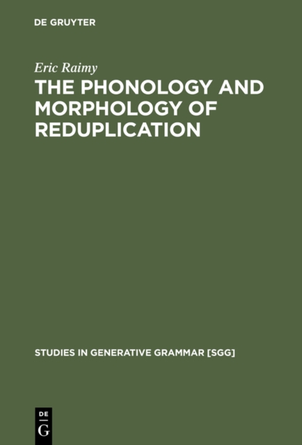 The Phonology and Morphology of Reduplication, PDF eBook