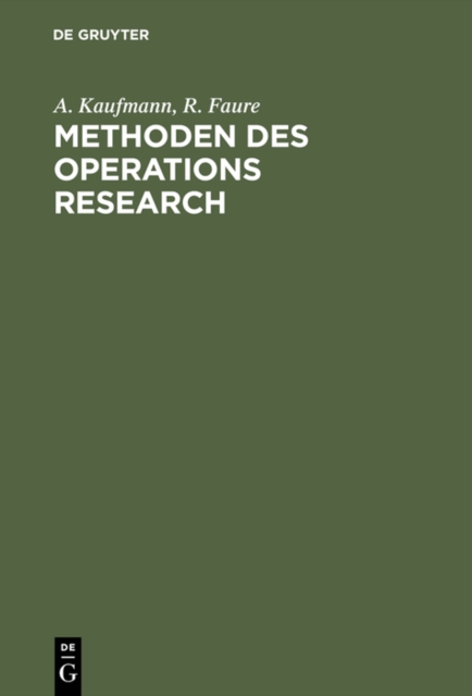 Methoden des Operations Research : Eine Einfuhrung in Fallstudien, PDF eBook