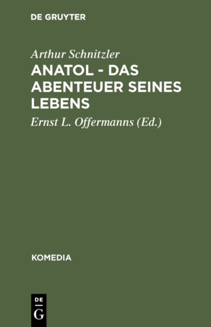 Anatol - Das Abenteuer seines Lebens, PDF eBook