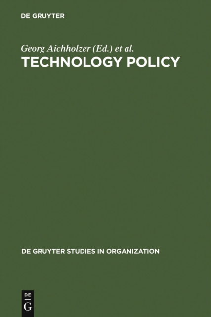 Technology Policy : Towards an Integration of Social and Ecological Concerns, PDF eBook