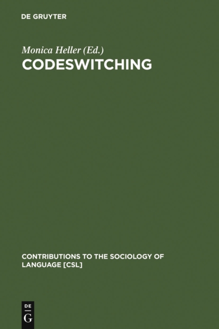 Codeswitching : Anthropological and Sociolinguistic Perspectives, PDF eBook
