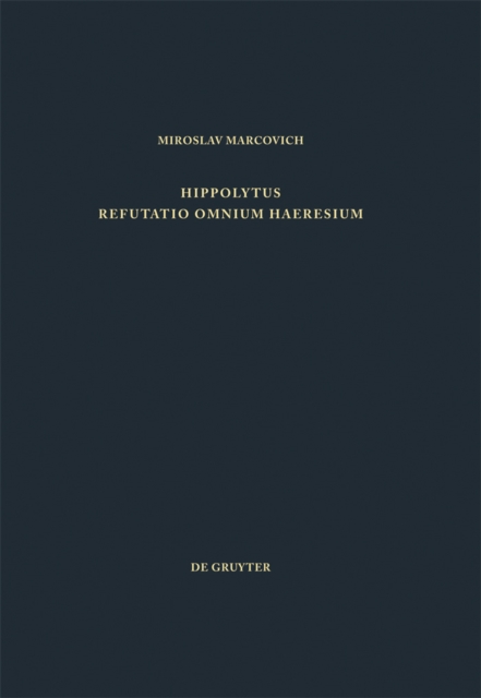Refutatio omnium haeresium, PDF eBook