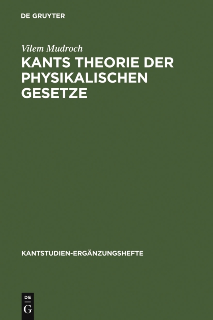 Kants Theorie der physikalischen Gesetze, PDF eBook