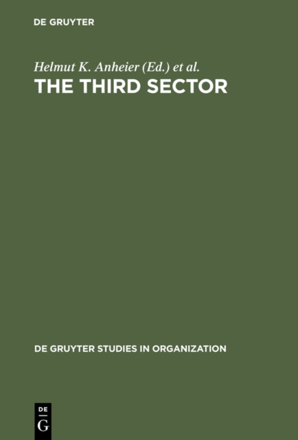 The Third Sector : Comparative Studies of Nonprofit Organizations, PDF eBook