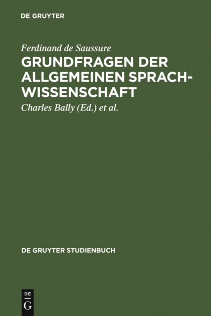 Grundfragen der allgemeinen Sprachwissenschaft, PDF eBook