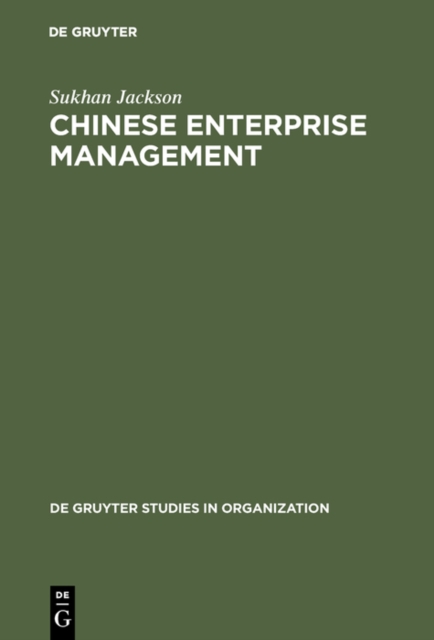 Chinese Enterprise Management : Reforms in Economic Perspective, PDF eBook