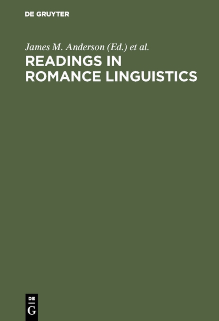 Readings in Romance Linguistics, PDF eBook