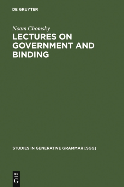 Lectures on Government and Binding : The Pisa Lectures, PDF eBook