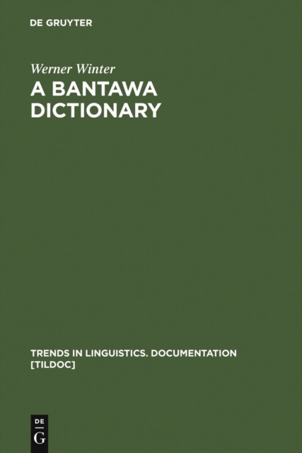 A Bantawa Dictionary, PDF eBook