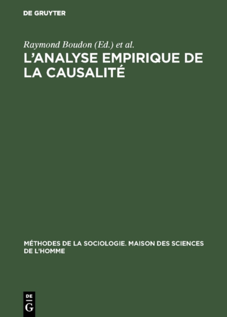 L'analyse empirique de la causalite, PDF eBook