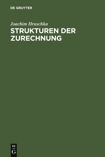 Strukturen der Zurechnung, PDF eBook