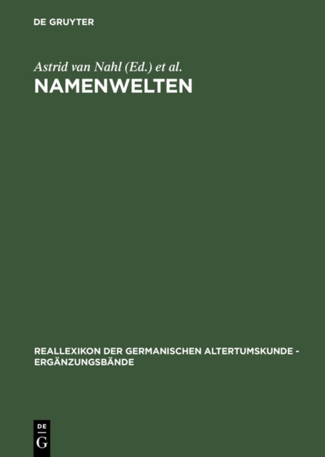 Namenwelten : Orts- und Personennamen in historischer Sicht, PDF eBook