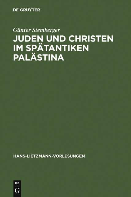 Juden und Christen im spatantiken Palastina, PDF eBook