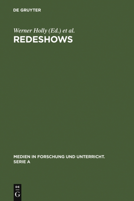 Redeshows : Fernsehdiskussionen in der Diskussion, PDF eBook