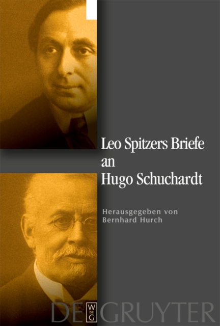 Leo Spitzers Briefe an Hugo Schuchardt, PDF eBook