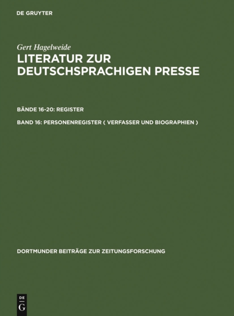 Personenregister ( Verfasser und Biographien ) : A - F, PDF eBook