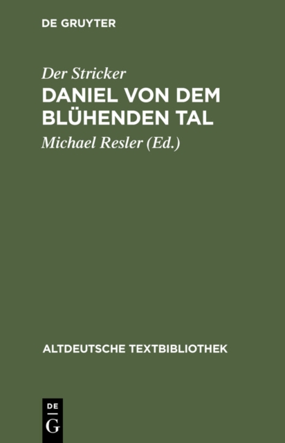 Daniel von dem Bluhenden Tal, PDF eBook