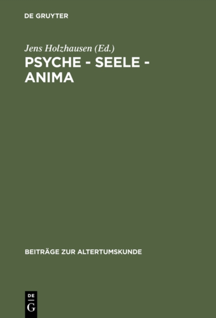 Psyche - Seele - anima : Festschrift fur Karin Alt, PDF eBook