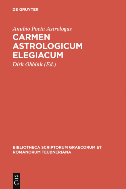 Carmen astrologicum elegiacum, PDF eBook