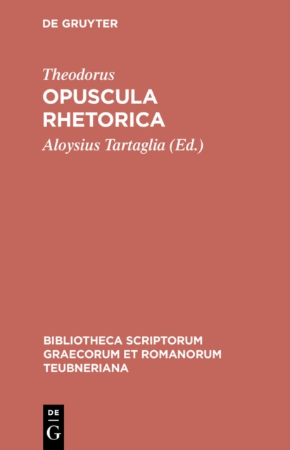 Opuscula rhetorica, PDF eBook